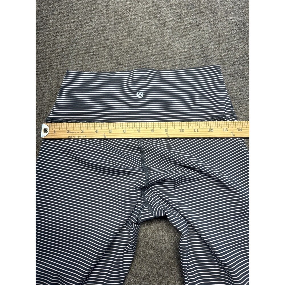 LULULEMON Wunder Under High Rise Tight 25" size 8 Parallel Stripe - Picture 10 of 10
